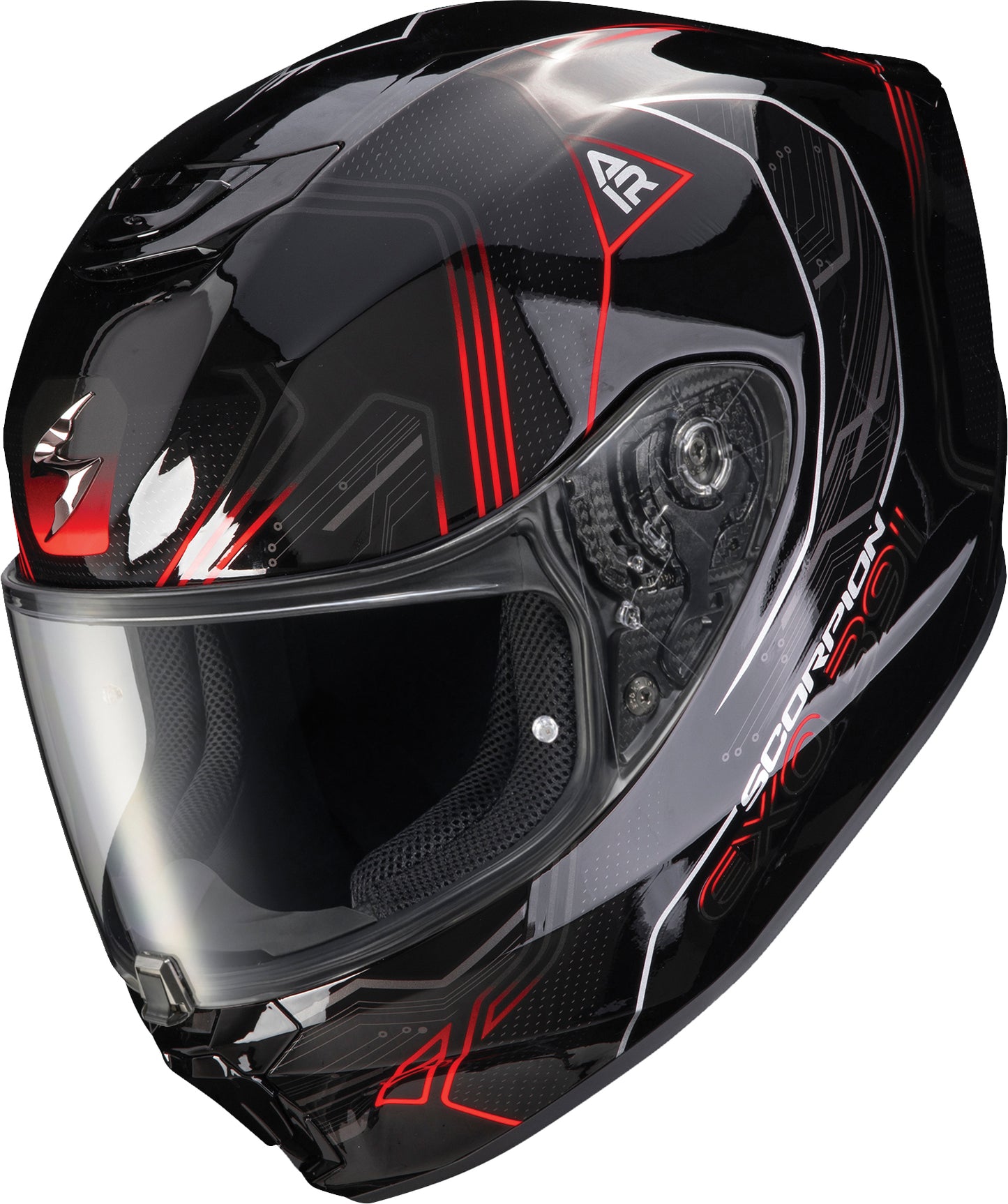 Scorpion EXO Exo R330 Full Face Helmet in Red – Size Large for Street Riding