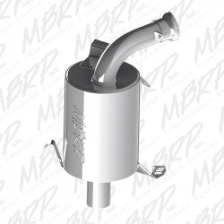 MBRP Performance Exhaust Trail Series Muffler for Ski-Doo Snowmobiles (Part No. 127T209)