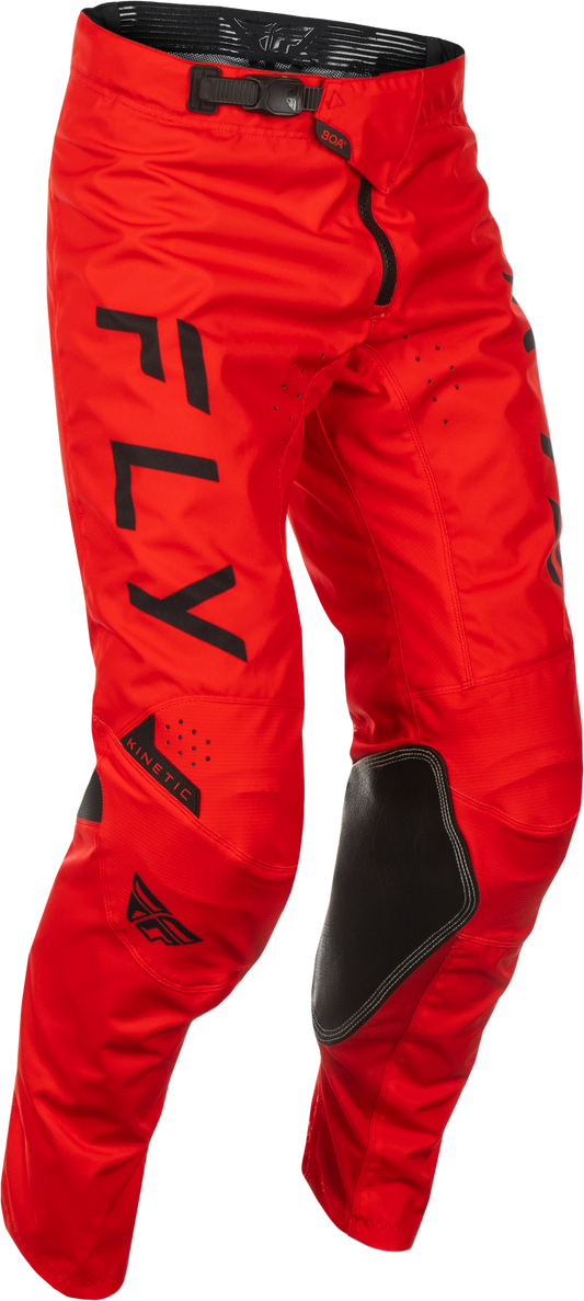 Fly Racing Kinetic Center Offroad Pants Red/Black US Size 34
