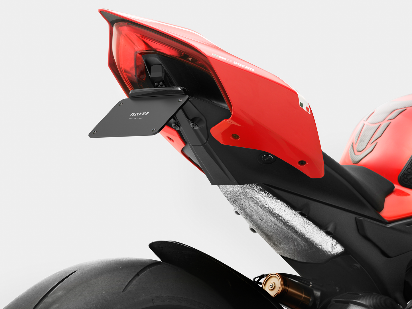 Rizoma Flat Out Fender Eliminator for Ducati - Part Number PTU010B