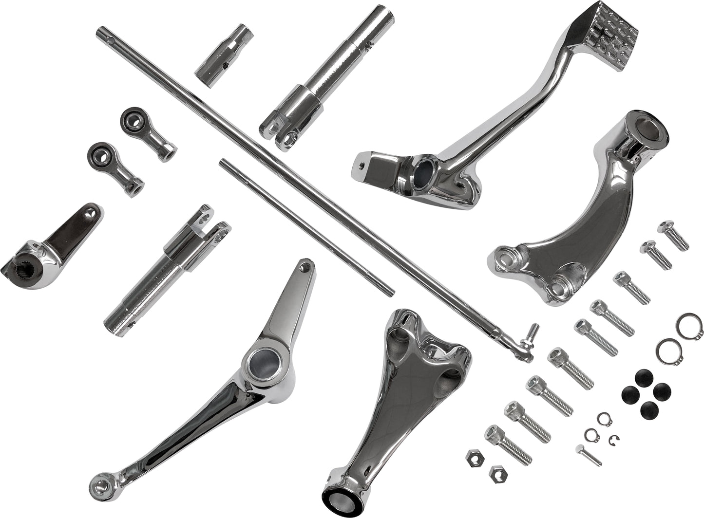HardDrive Chrome Forward Control Kit for Harley Davidson XL Models 2014-2017