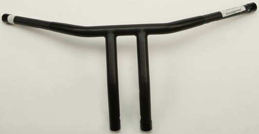 WILD 1 Chubby 10" Drag Bars Satin Black for Harley-Davidson - Part No. WO507B