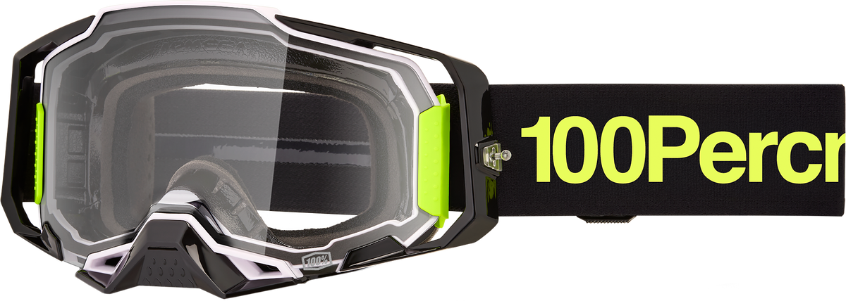 100-Percent Armega Goggle Orban Clear Lens - Offroad Impact-Resistant Eyewear with Ultra HD Clarity