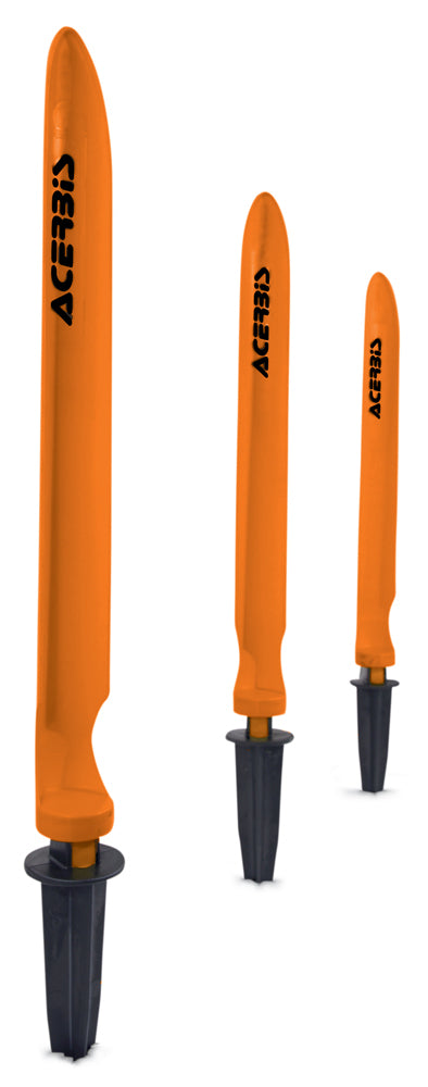 Acerbis Track Marker Box 56 Pack - Bright Orange/Black Offroad Track Flags and Signs