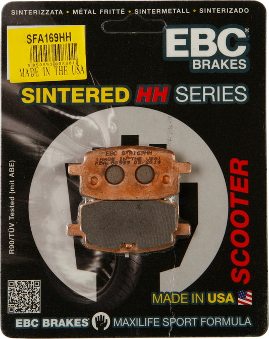 EBC Double-H Sintered Brake Pads for Yamaha YW50 Zuma - High-Performance Street Motorcycle Brakes
