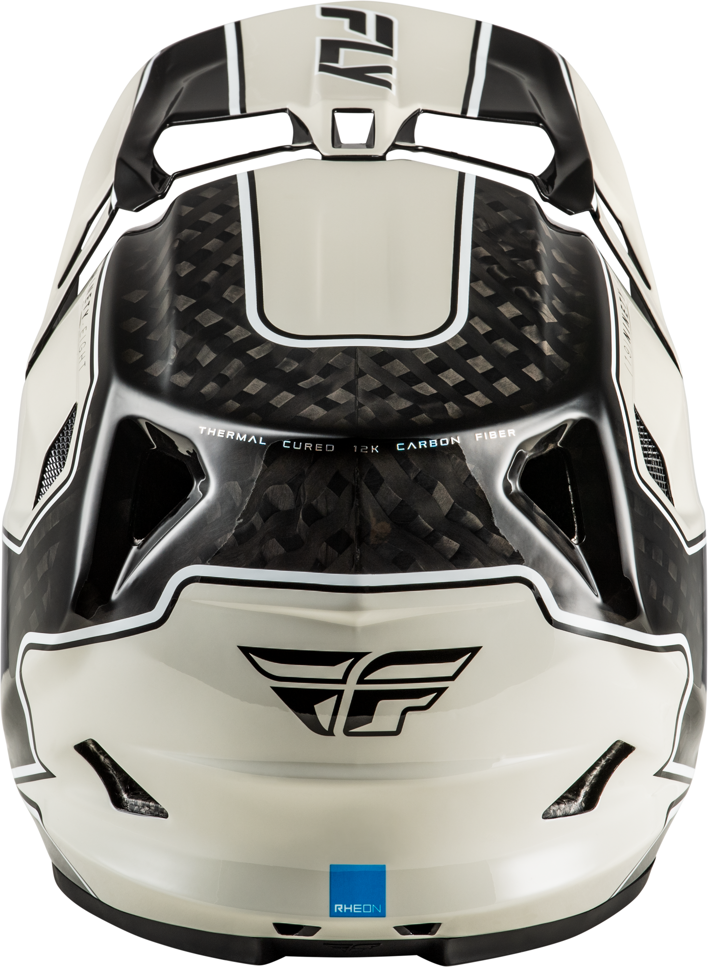 Fly Racing Werx R Flow Carbon Helmet Black Carbon/Grey X-Large – Full-Face Bicycle Helmet for Adults