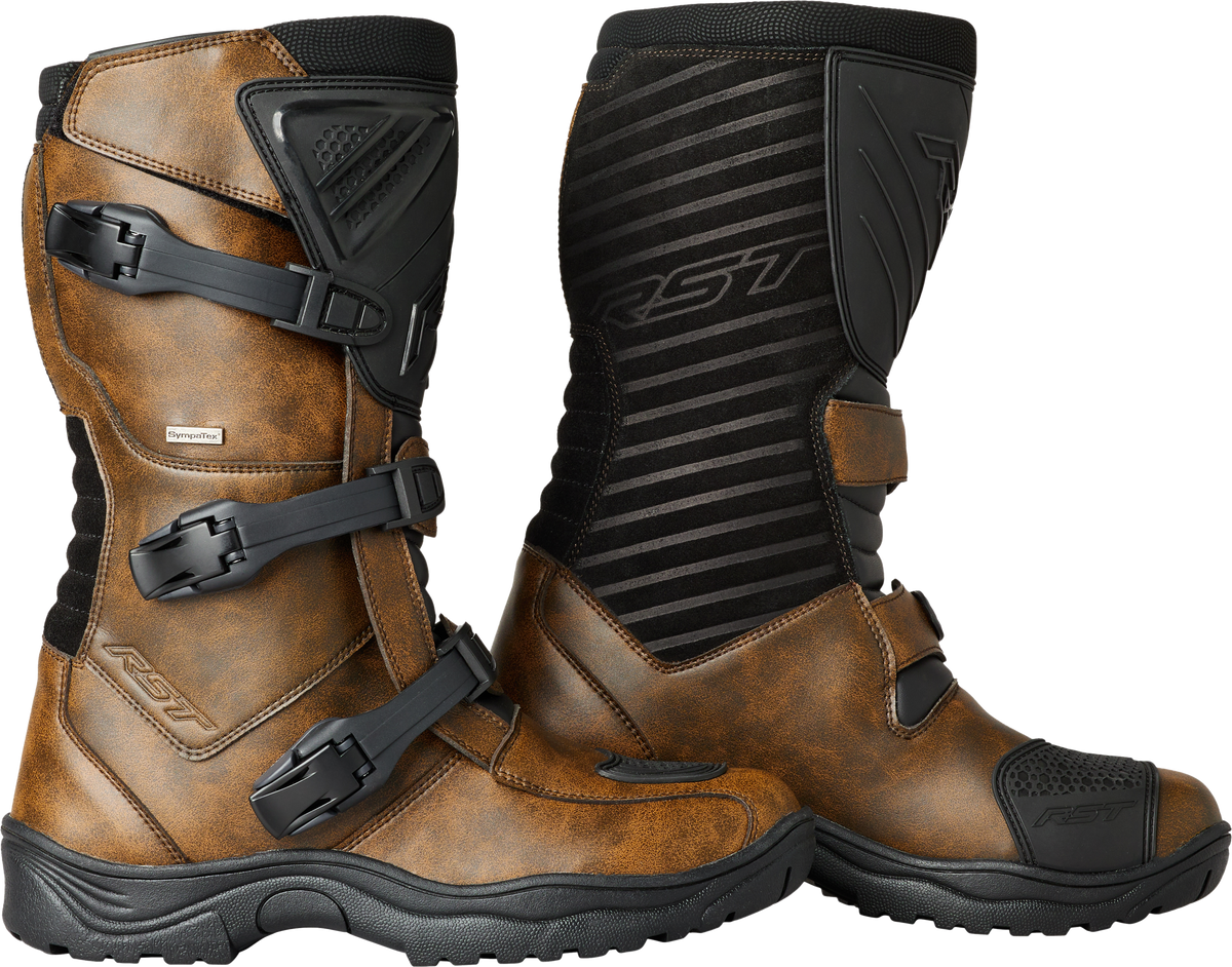 RST Pro Series Ambush CE Waterproof Motorcycle Boots Brown Size US 8