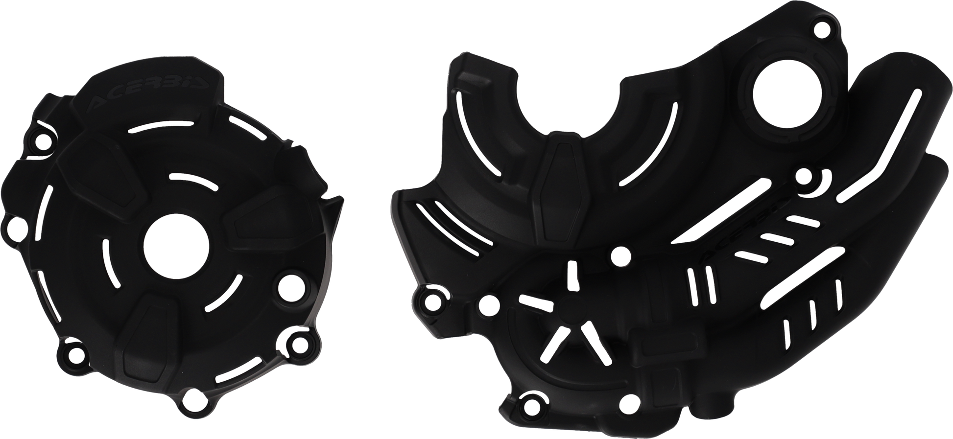 ACERBIS Ignition and Clutch Covers for Yamaha XTZ700 Ténéré - Black