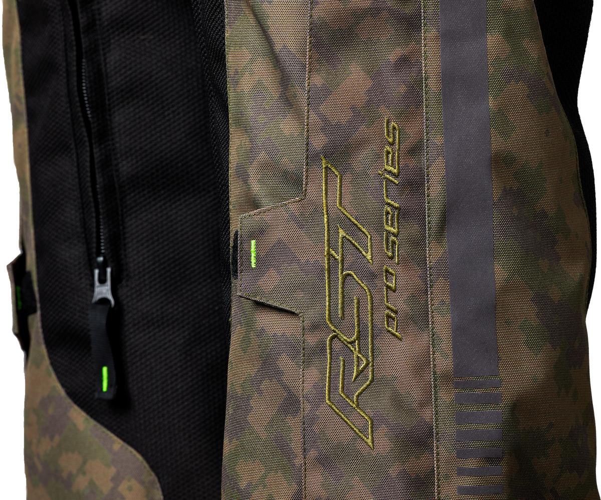 RST Pro Series Ranger Ce Jean Digi Green Textile Pants for Adventure Touring, US 30