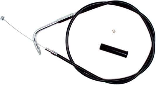 MOTION PRO Black Vinyl Throttle Cable for Harley Davidson FLD Dyna Switchback & FLHR Road King