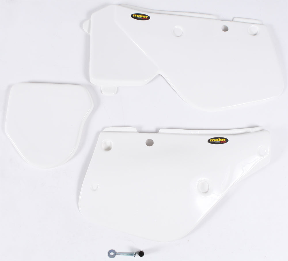 Maier Replacement Side Panels for Yamaha YZ Series – White – Part #234731