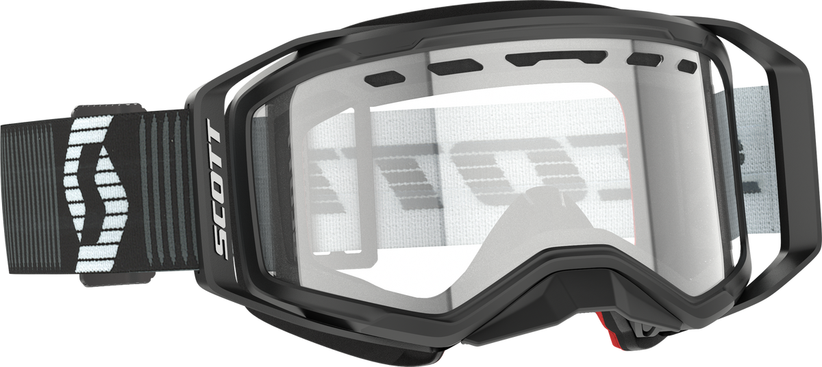 SCOTT Prospect 2.0 SMB Snowmobile Goggle with Clear Lens - Black/White