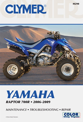 CLYMER Repair Manual for Yamaha YFM700R Raptor and SE Models - Part CM290