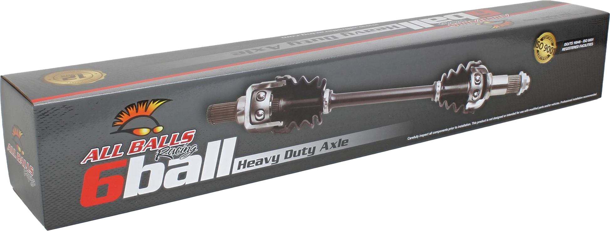 ALL BALLS 6 Ball Axle for Honda Pioneer 1000-5 and Trail Models - Heavy-Duty ATV/UTV Drive Axle