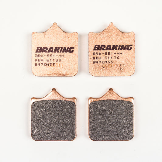 BRAKING Part Number 947CM55 Sintered Sport Front Brake Pad Set for BMW S1000RR and S1000R