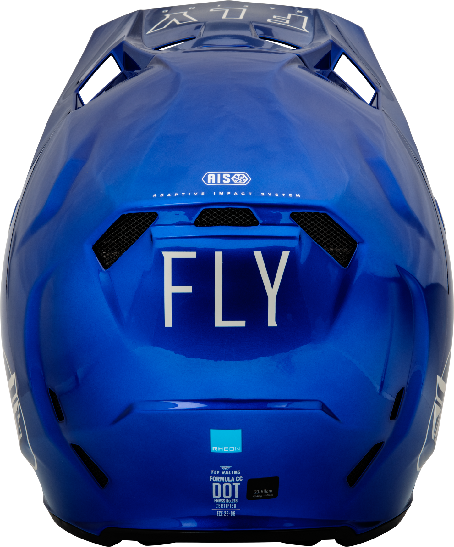 Fly Racing Formula CC Centrum Helmet X-Small Metallic Blue and Grey