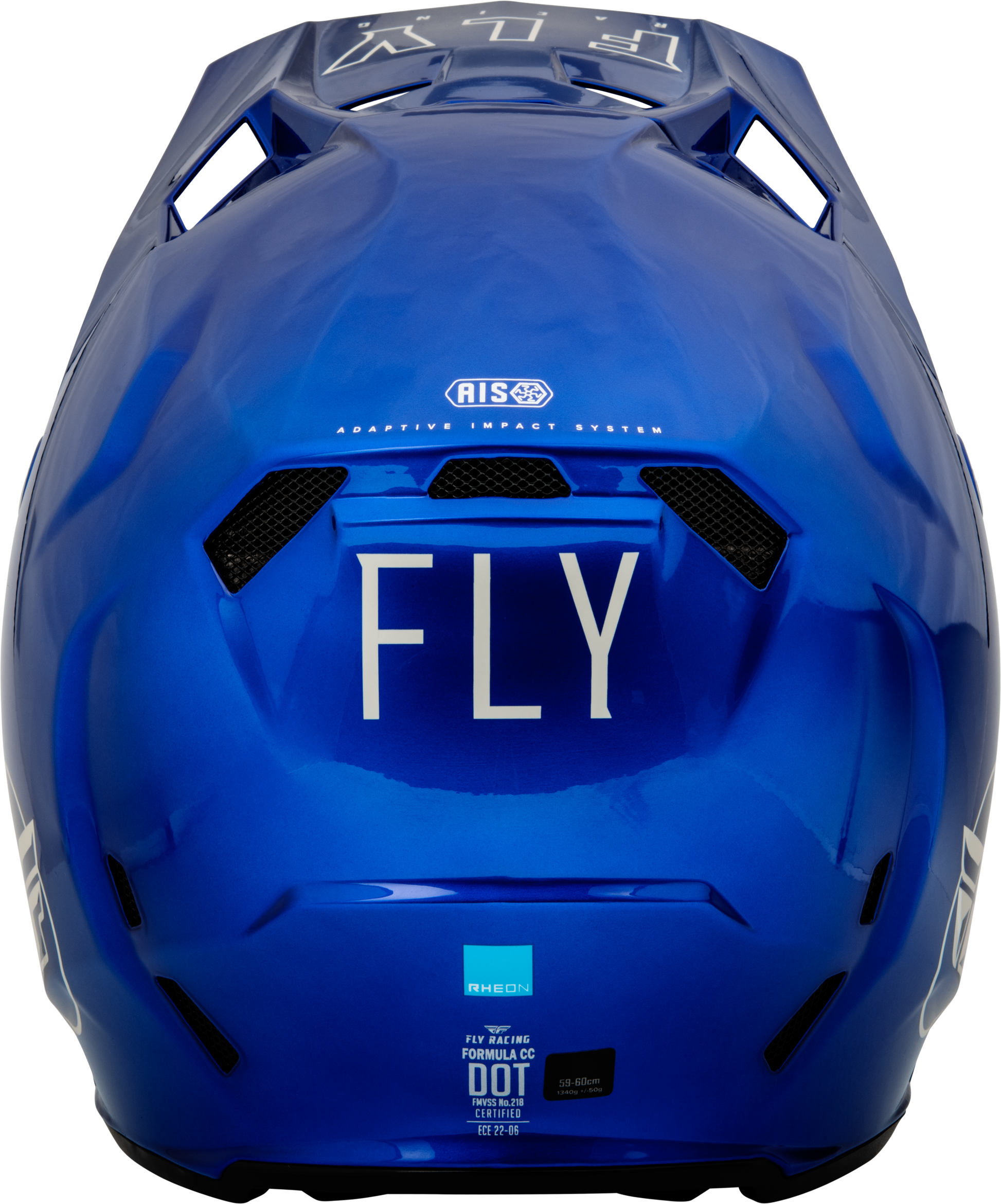 Fly Racing Formula CC Centrum Helmet X-Small Metallic Blue and Grey