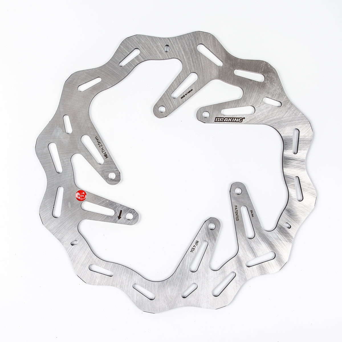 BRAKING WF4104 Front Offroad Brake Rotor for Honda CRF Models