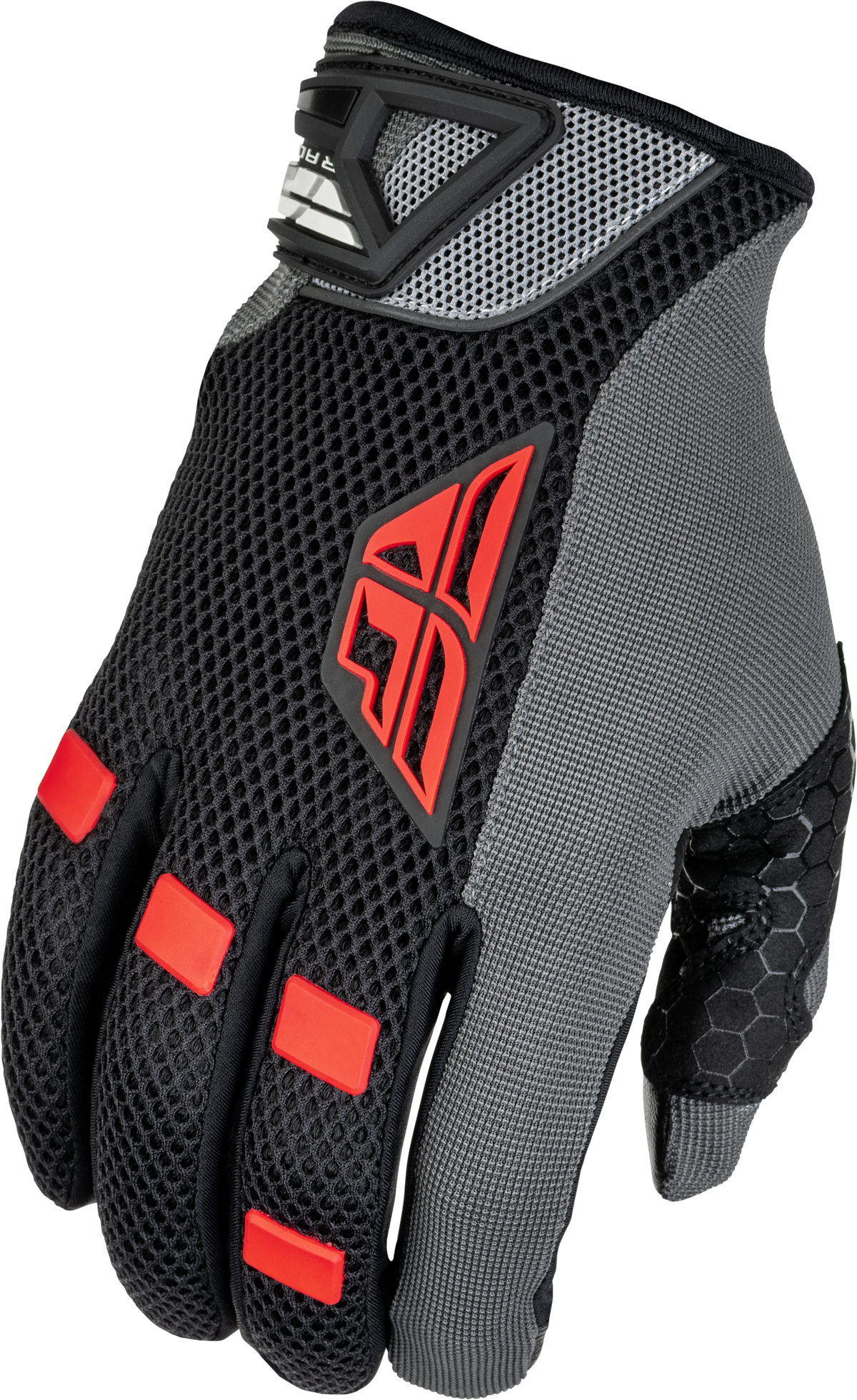 Fly Racing Coolpro Gloves Black/Red X-Large – Midweight Street Gloves with Reinforced Grip and Touchscreen Compatibility