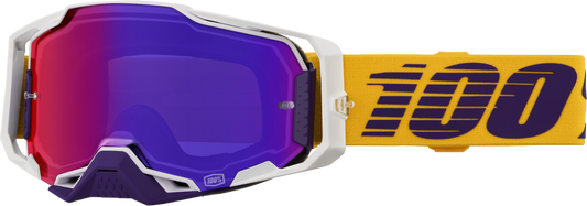 100-Percent Armega Offroad Goggle with Purple Mirror Lens