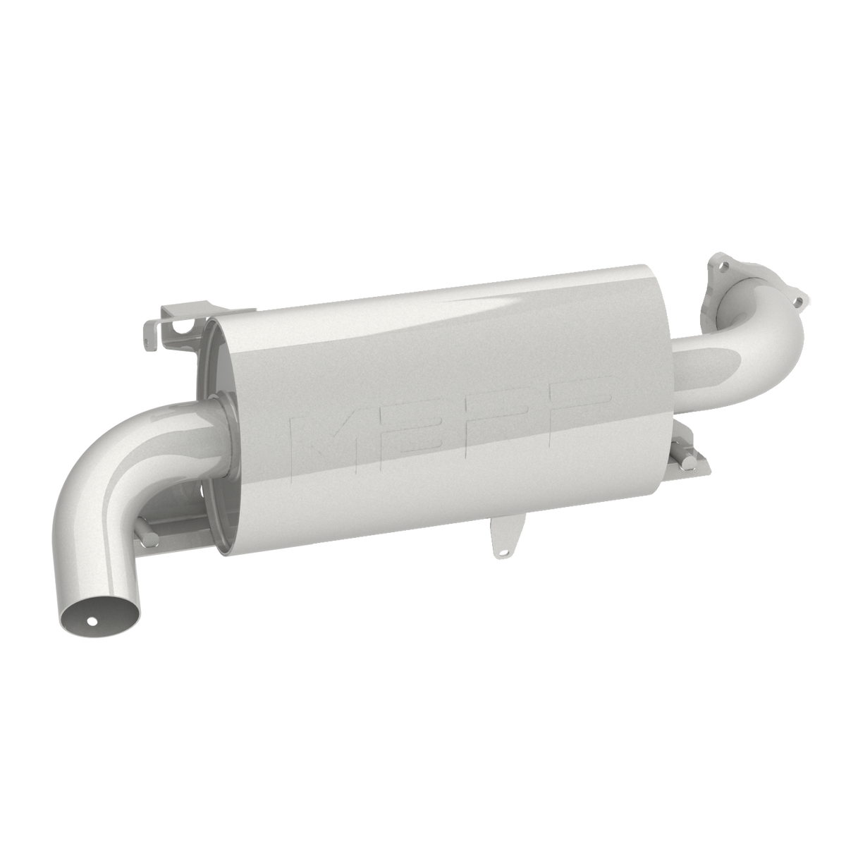 MBRP Part AT-9524SP Single Slip-On System with Oval Sport Muffler for 2020 Polaris RZR Pro XP