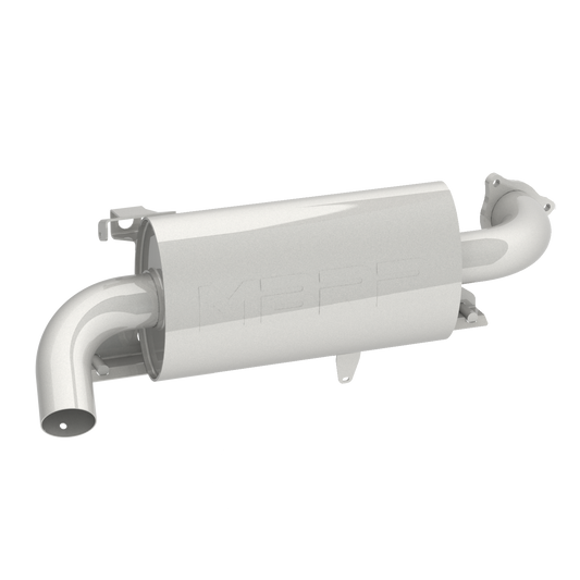 MBRP Part AT-9524SP Single Slip-On System with Oval Sport Muffler for 2020 Polaris RZR Pro XP