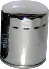 HIFLOFILTRO HF171C Chrome Oil Filter for Harley-Davidson V-Twin Models