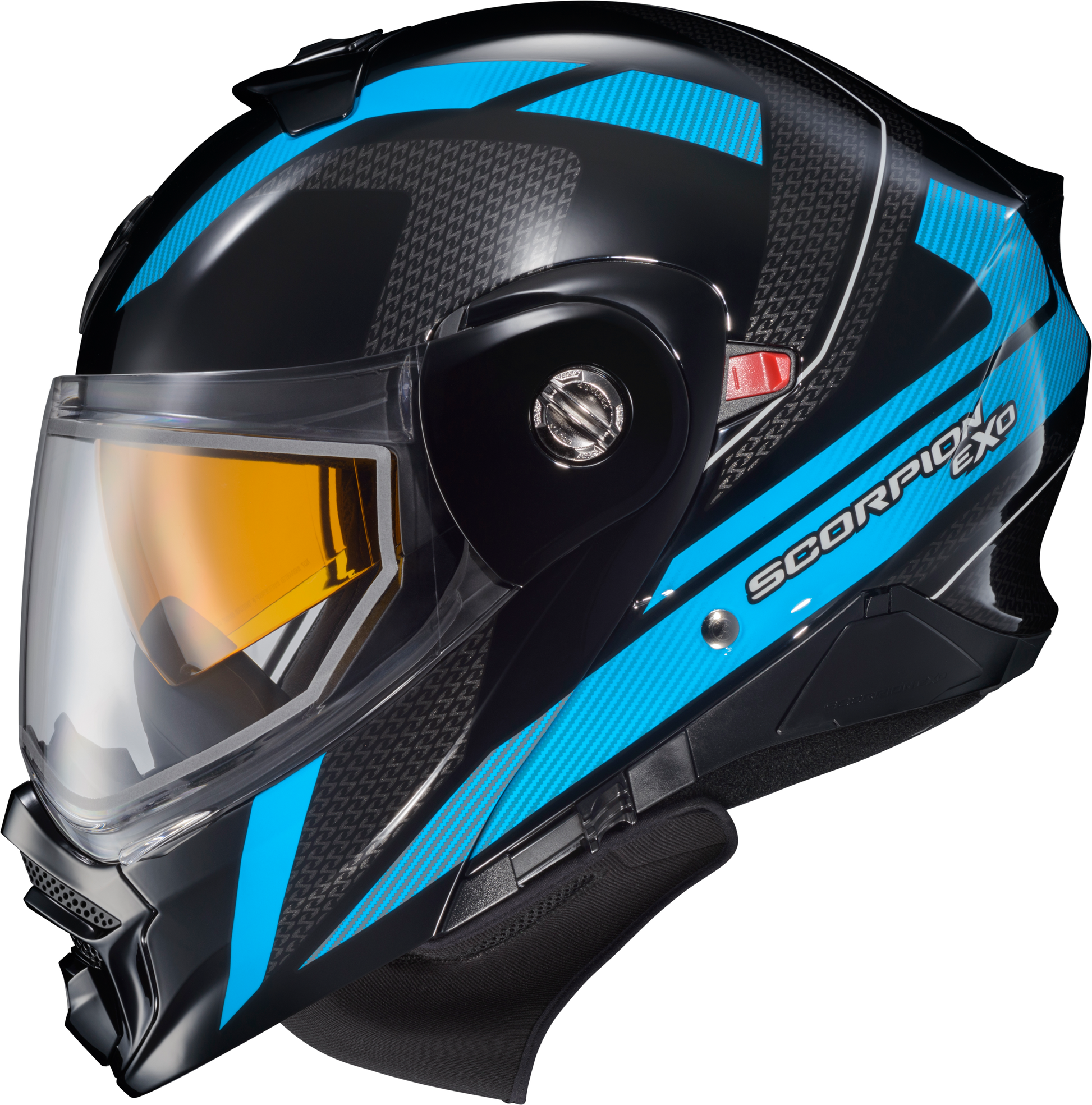 Scorpion EXO Exo AT960 Cold Weather Modular Helmet - Large Light Blue