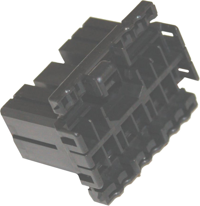 NAMZ Custom Cycle AMP Multi-Lock & Mini (040) Connector Housing - 12 Wire Plug for V-Twin Motorcycles