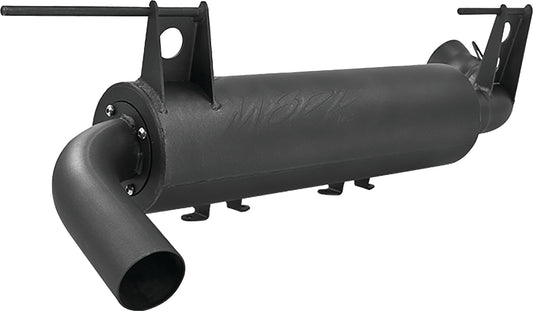 MBRP AT-8513P Single Slip-On Performance Muffler for Polaris RZR 900 Series