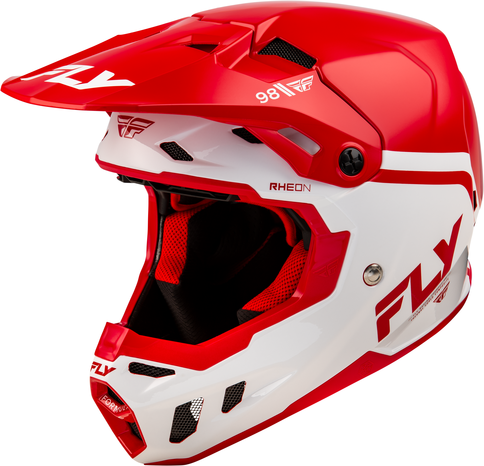 Fly Racing Formula CC Objective Helmet Red/White X-Small Offroad Full-Face Helmet