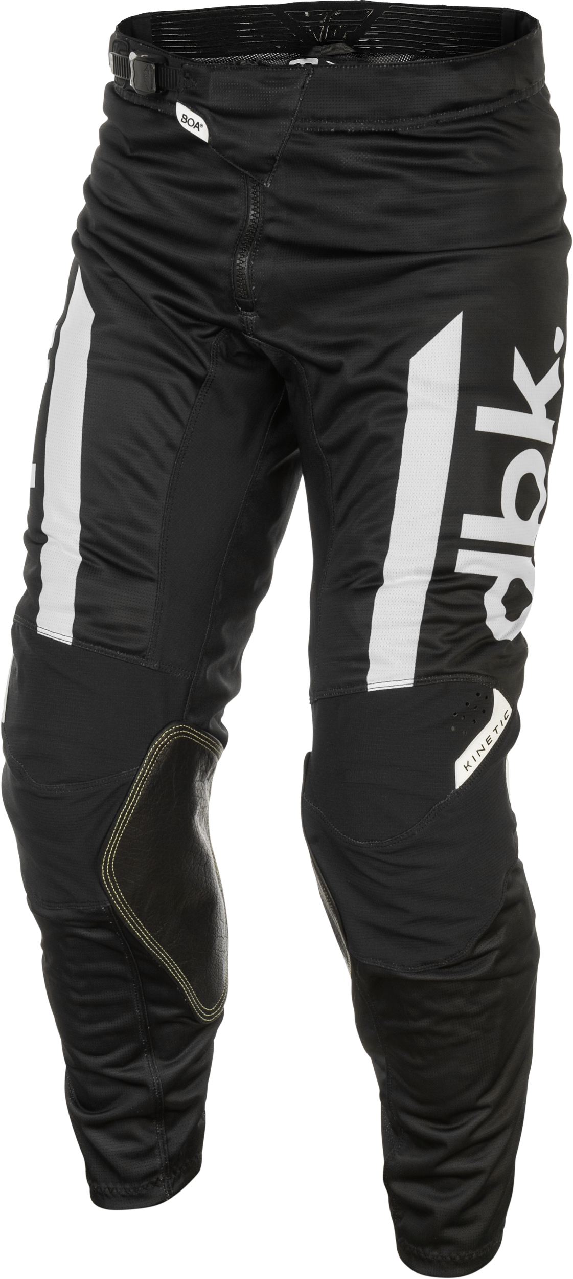 Fly Racing Kinetic Mesh DBK Pants Black/White Size 36 – Offroad Performance Motorcycle Pants