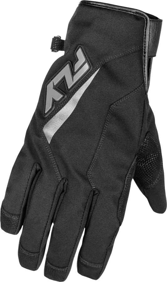 Fly Racing Title Long Black Snow Gloves 2X-Large with Heated Technology