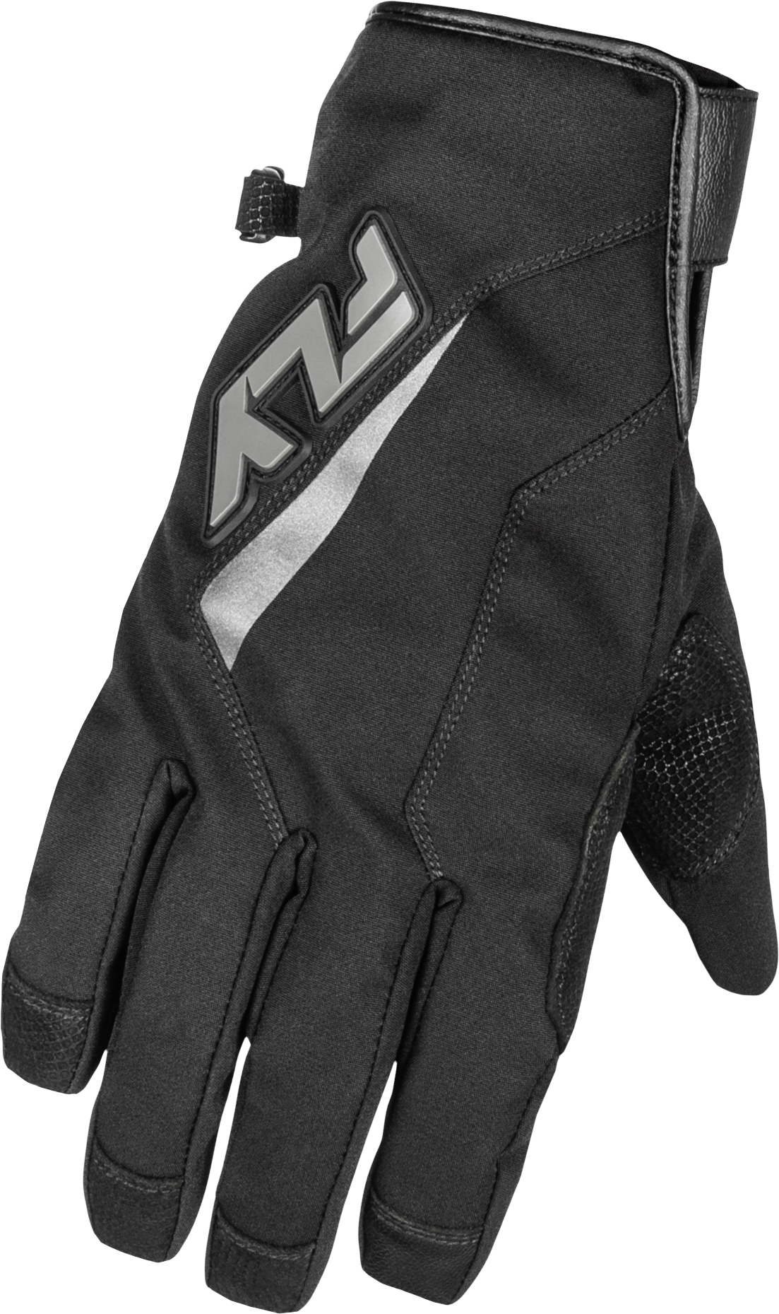 Fly Racing Title Long Black Snow Gloves - 3X-Large with Weatherproof and Heated Features