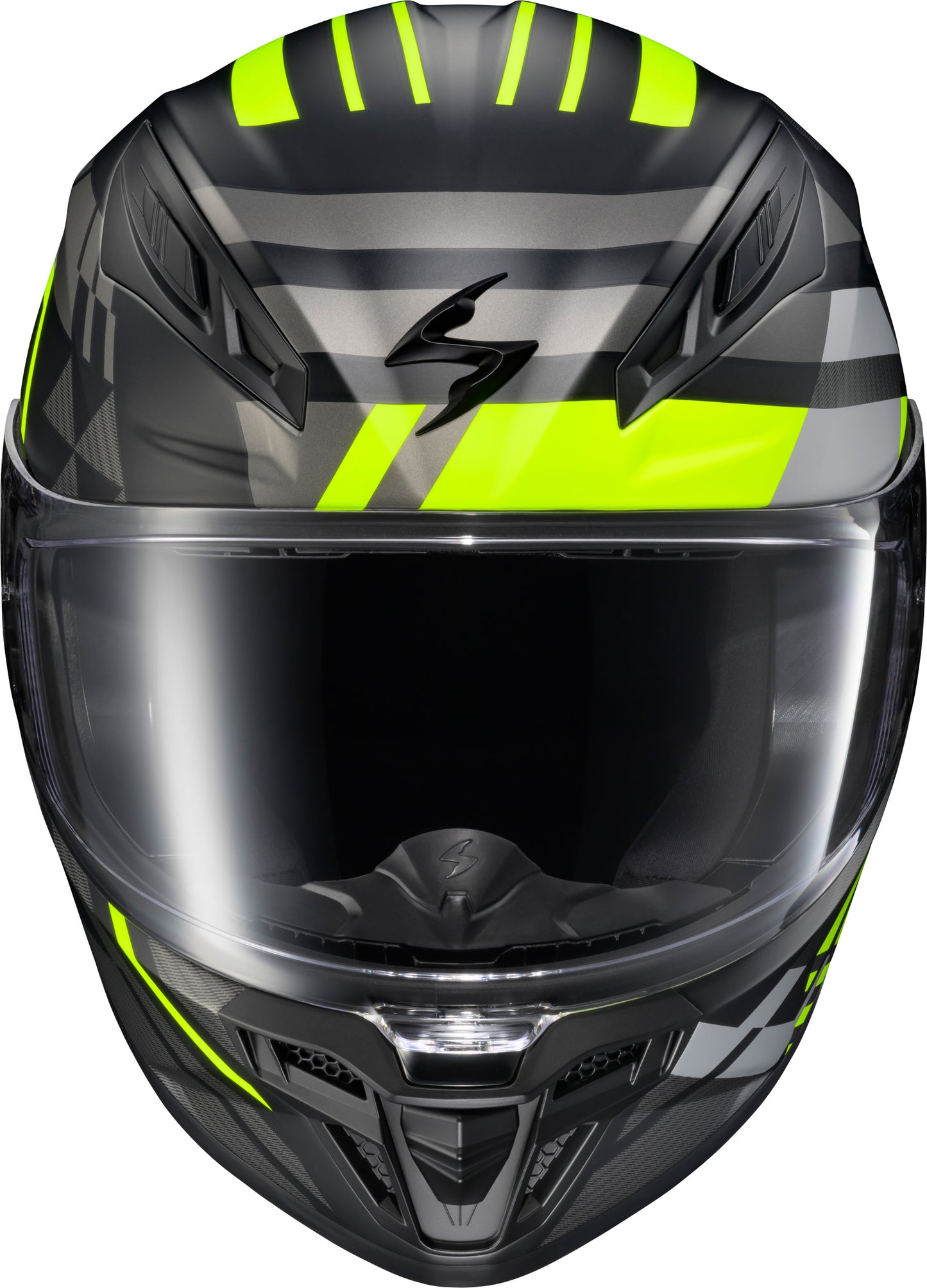 SCORPION EXO Exo R430 Full Face Helmet Paradox Hi-Vis Yellow, Medium