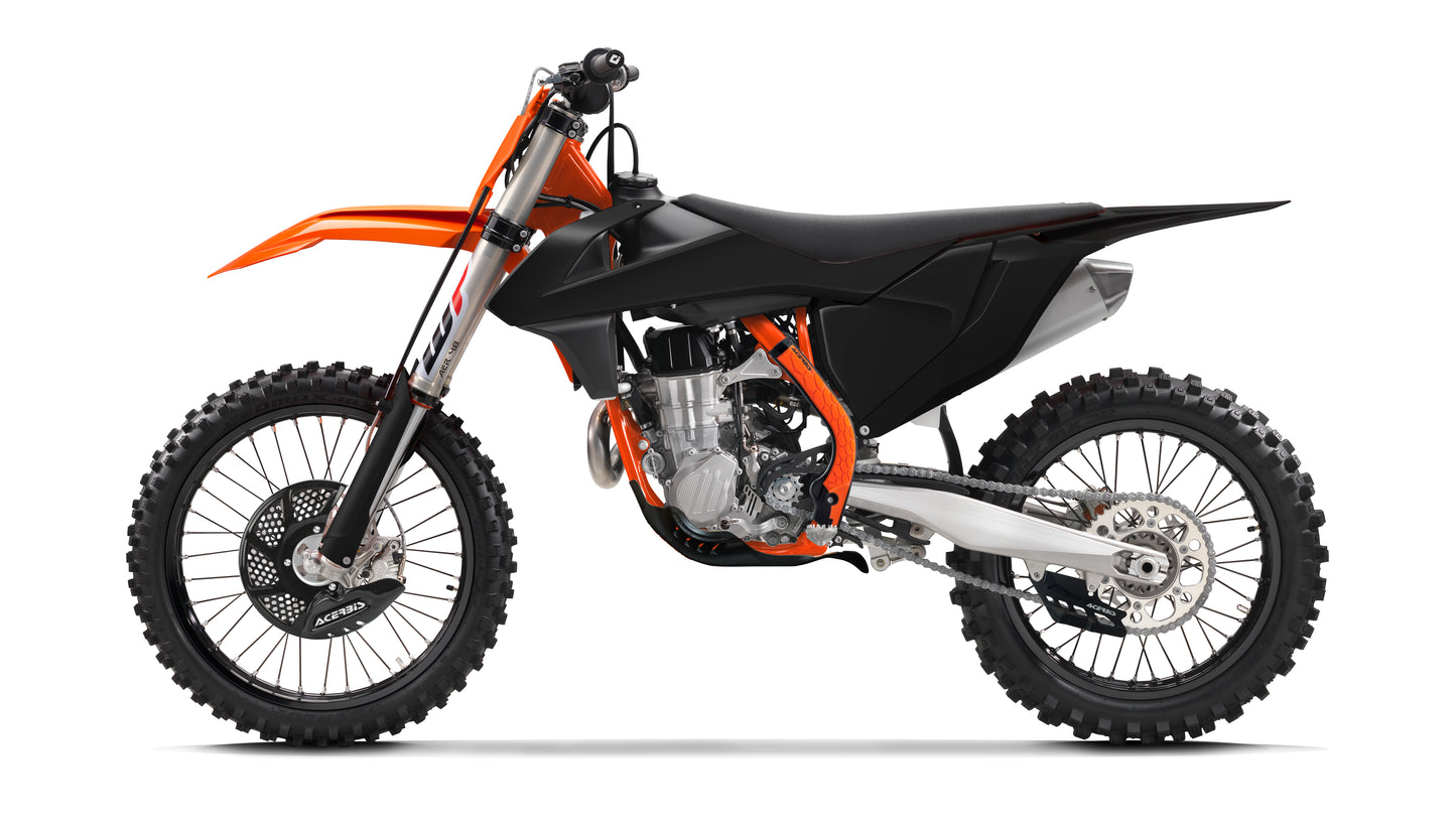ACERBIS Full Plastic Kit for KTM 350/250/450 SX-F & XC-F Models - Orange/Black