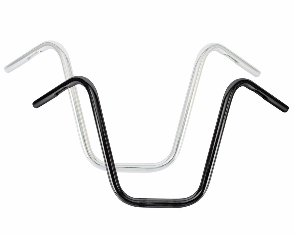 BURLY BRAND Narrow 16" Apehangers 1 inch Black for Harley Davidson