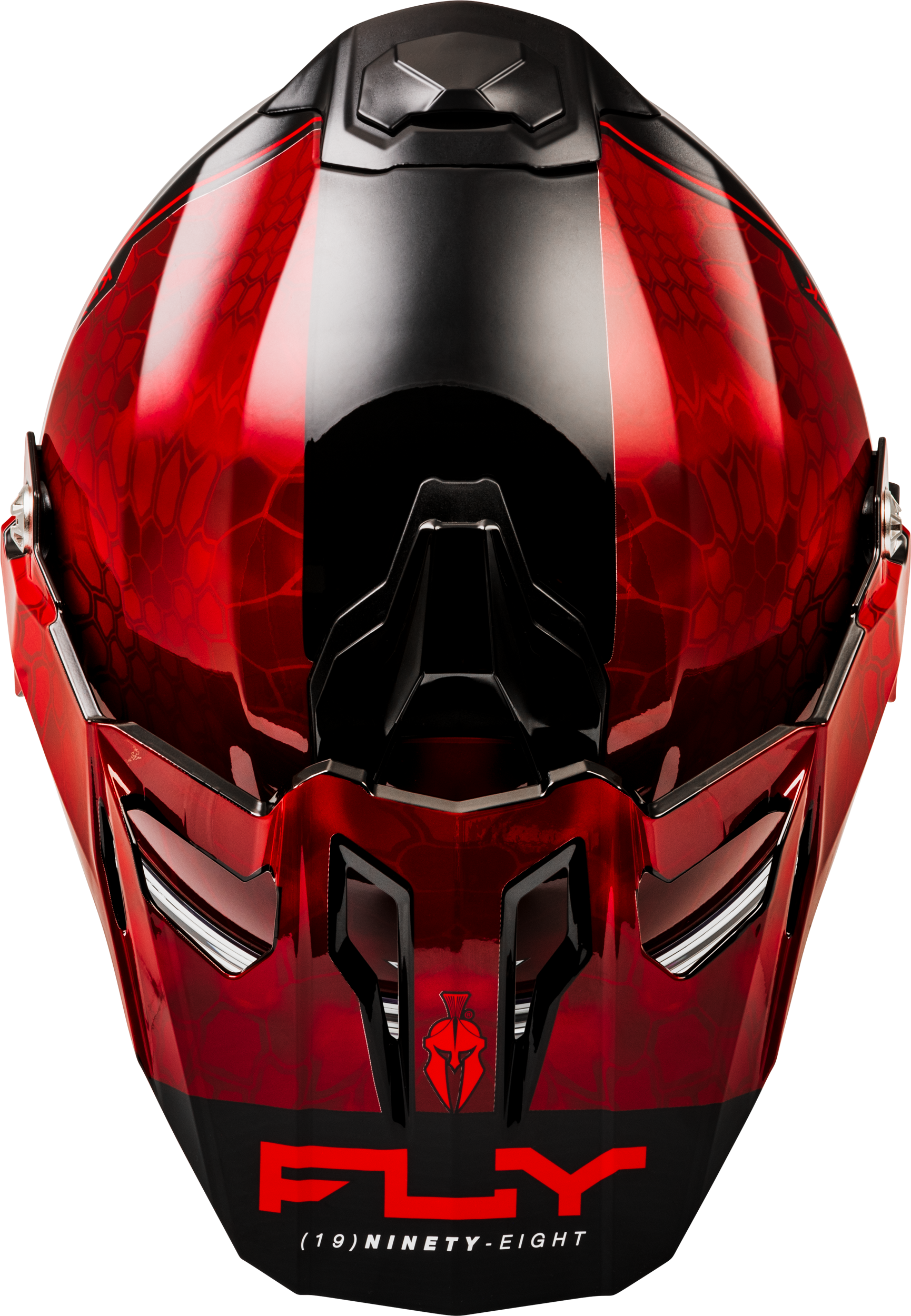 Fly Racing Trekker CW Conceal Full-Face Snow Helmet in Red/Black – Medium