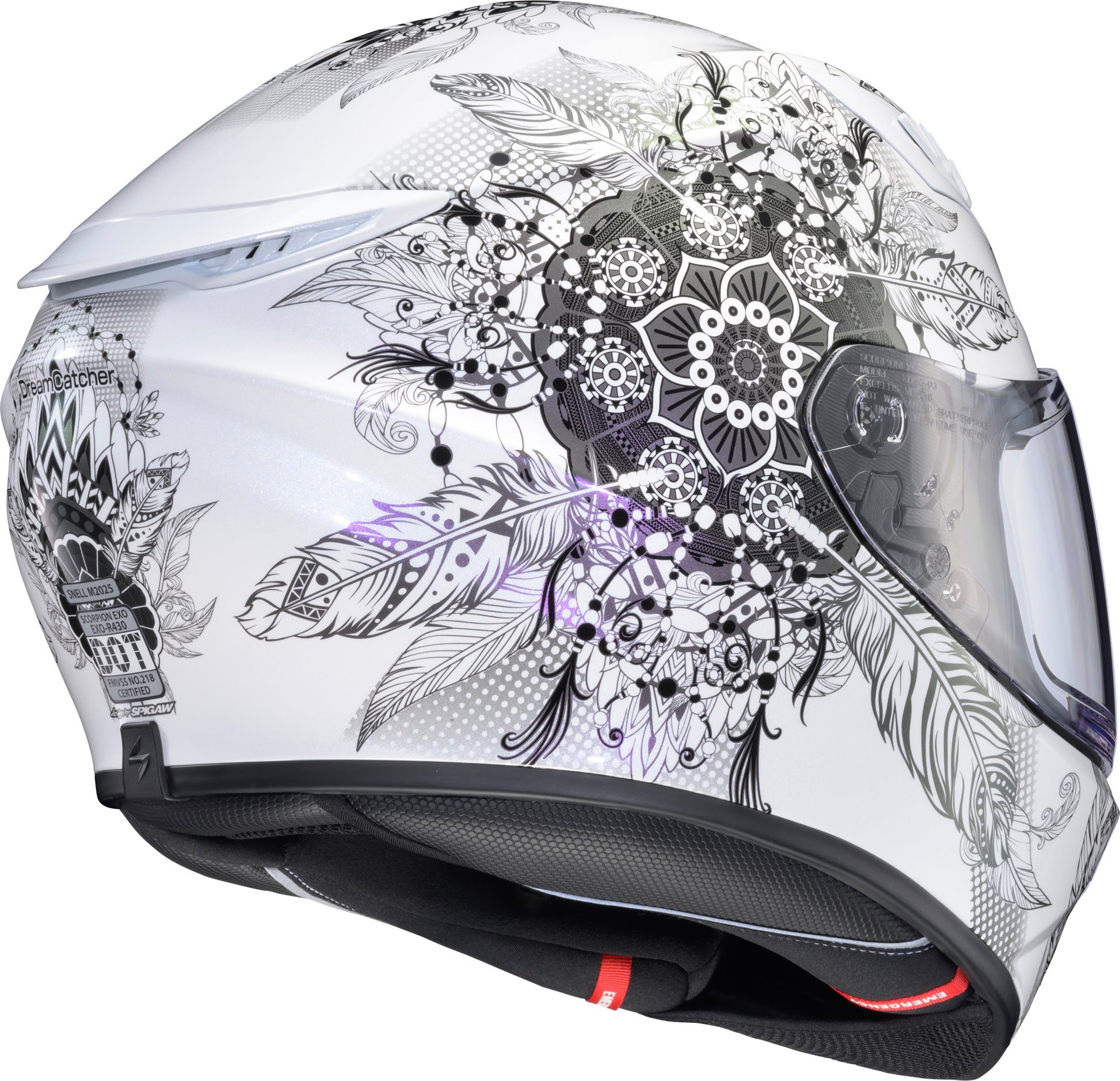 Scorpion EXO EXO-R430 Manitou White Full Face Helmet - Small