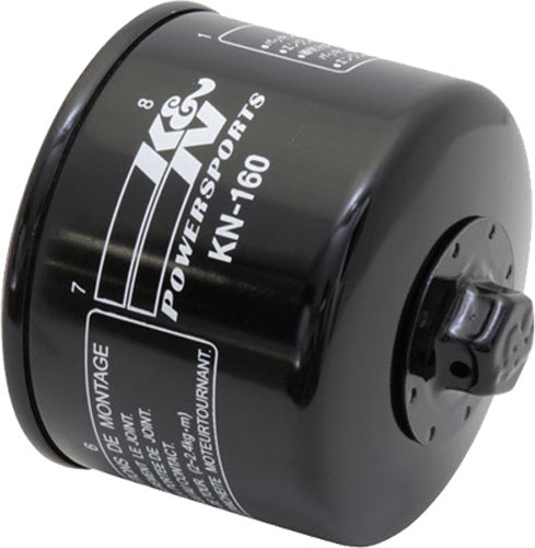 K&N KN-160 High-Performance Oil Filter for BMW Motorcycles