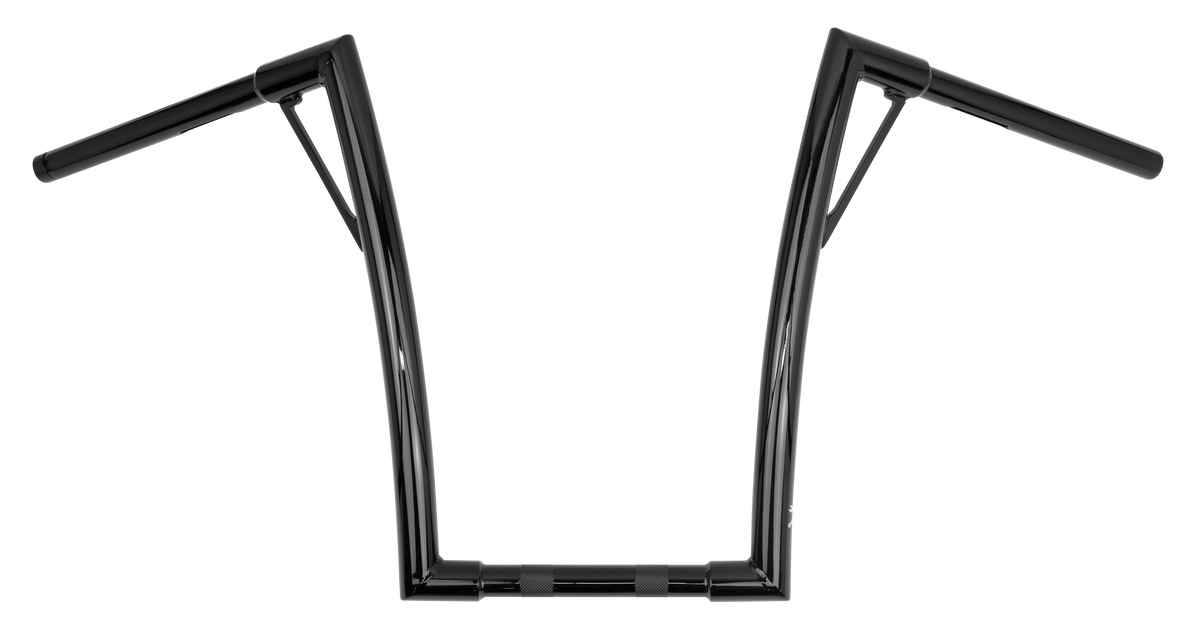 BURLY BRAND Louie 16-Inch Black Handlebar for Harley Davidson FLHR Road King