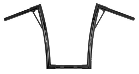 BURLY BRAND Louie 16-Inch Black Handlebar for Harley Davidson FLHR Road King