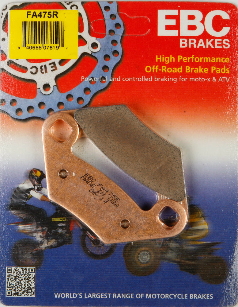 EBC FA475R Brake Pads for Polaris ATV/UTV Models