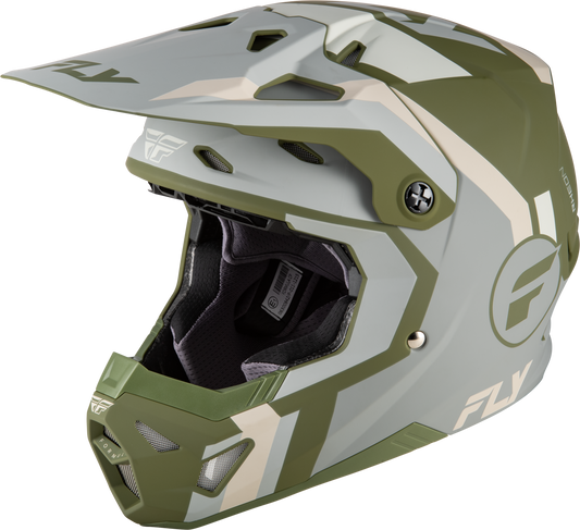 Fly Racing Formula CP Seal Off-Road Helmet Medium in Stone / Khaki / Olive