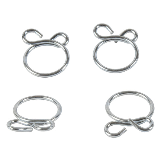 ALL BALLS Hose Clamps Refill Kit 4-Pack for Fuel Lines and Intake Systems