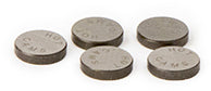 HOT CAMS Valve Shims 9.48x3.50mm 5-Pack for Offroad Engine Applications