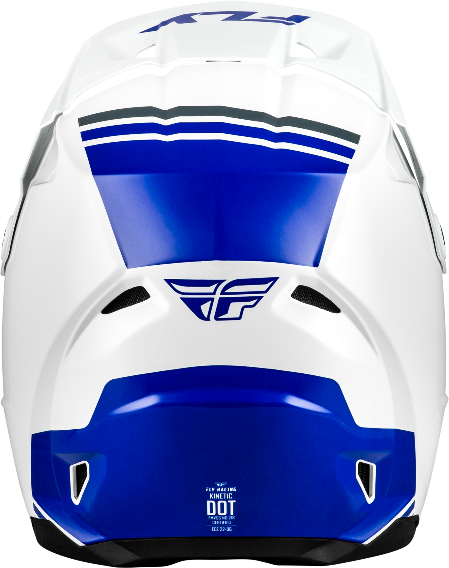 FLY Racing Kinetic Verdict Helmet 2X-Large White/Blue/Grey for Off-Road Motorcycling