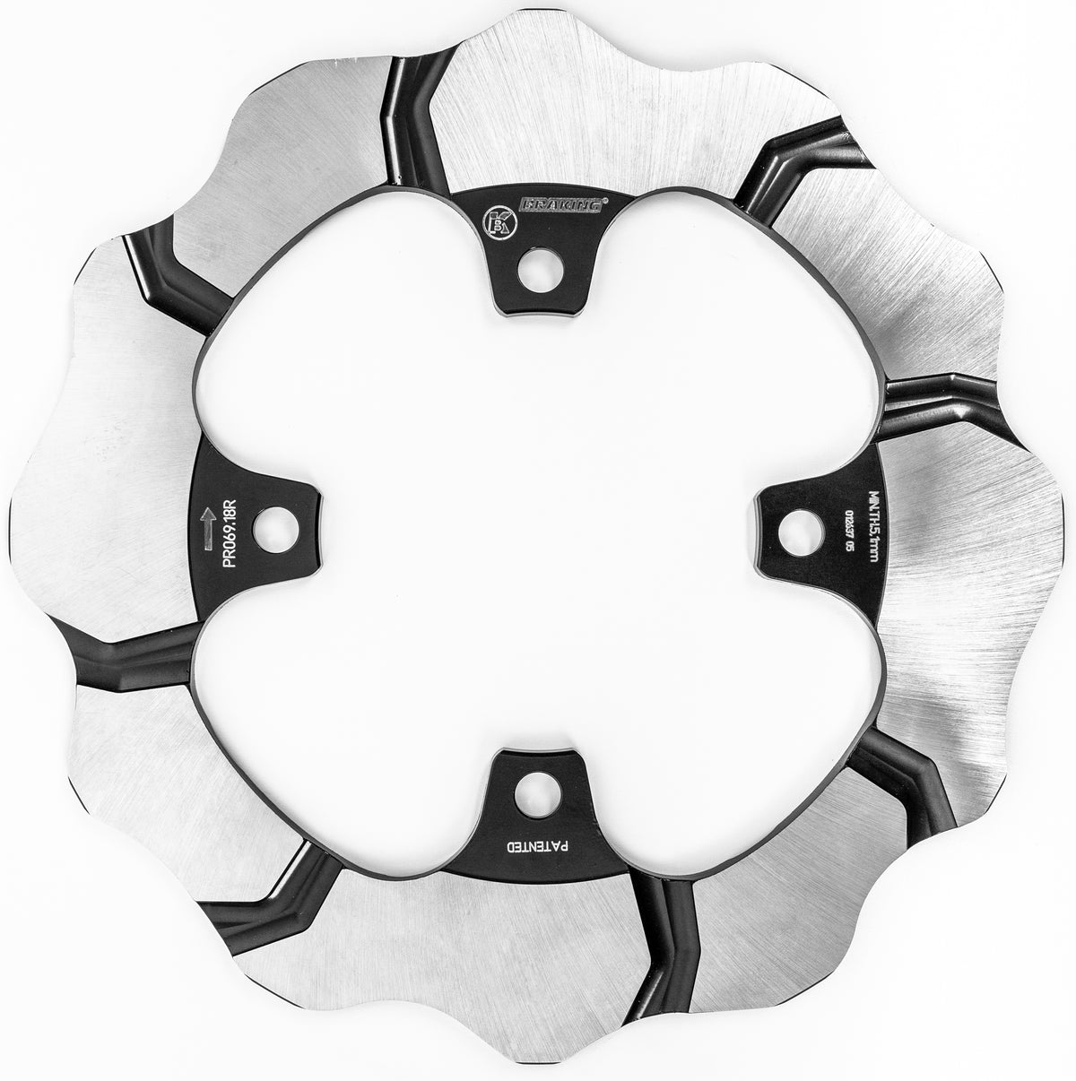 BRAKING Batfly Oversized Rotor for Yamaha YXZ 1000 R — Enhanced ATV/UTV Brake Performance