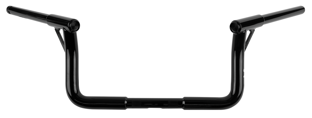 BURLY BRAND Louie Bagger 8-inch Handlebar with 1.25-inch Diameter in Black for Harley Davidson