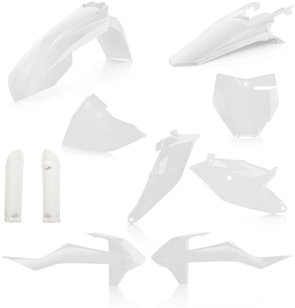 ACERBIS Full Plastic Kit for KTM 85 SX (2018-2024) - White